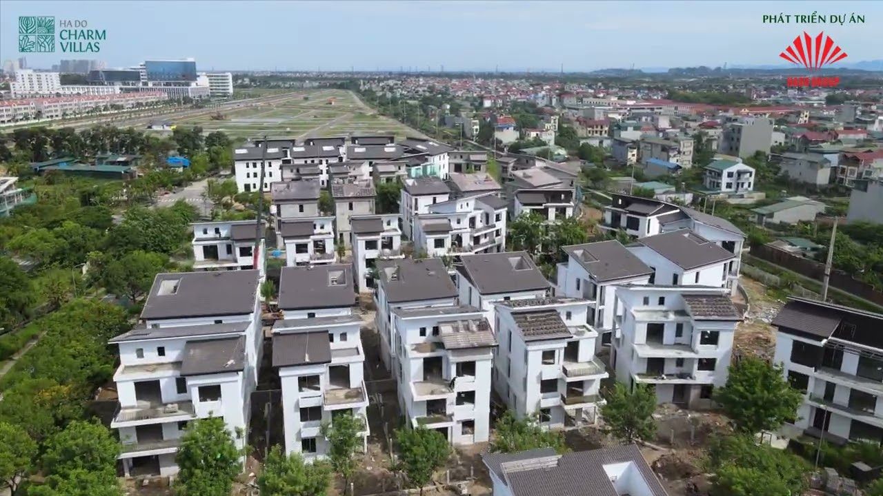Bán nhà phố shophouse Hado Charm Villas hướng Tây Tứ Trạch, mặt đường 50m, diện tích 200m2