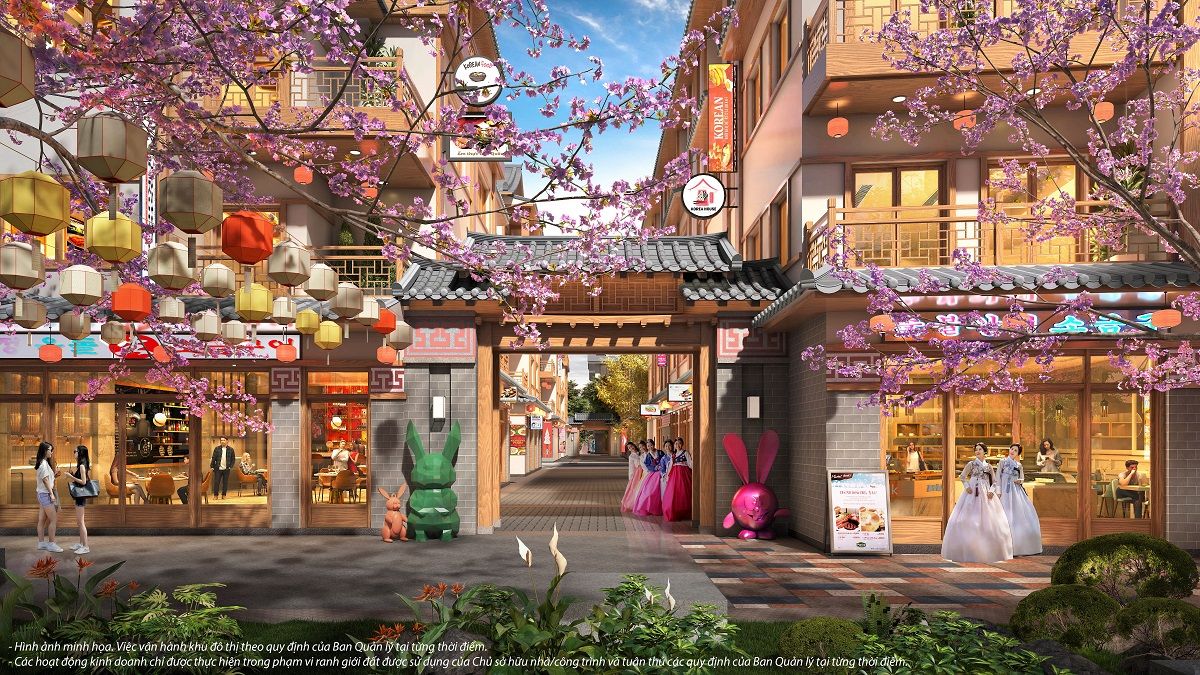 Cho thuê shophouse Mega Grand World - Phân khu K Town - Nội thất cơ bản - 95m2 x 5 tầng