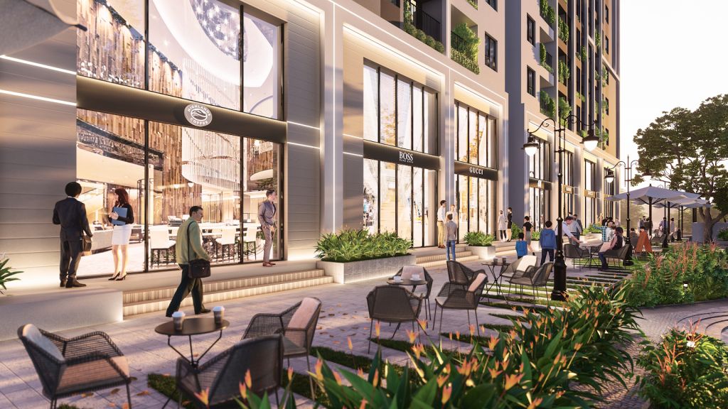 Cần bán căn góc shophouse khối đế hướng Bắc, diện tích, mặt tiền Vinhomes Global Gate Đông Anh