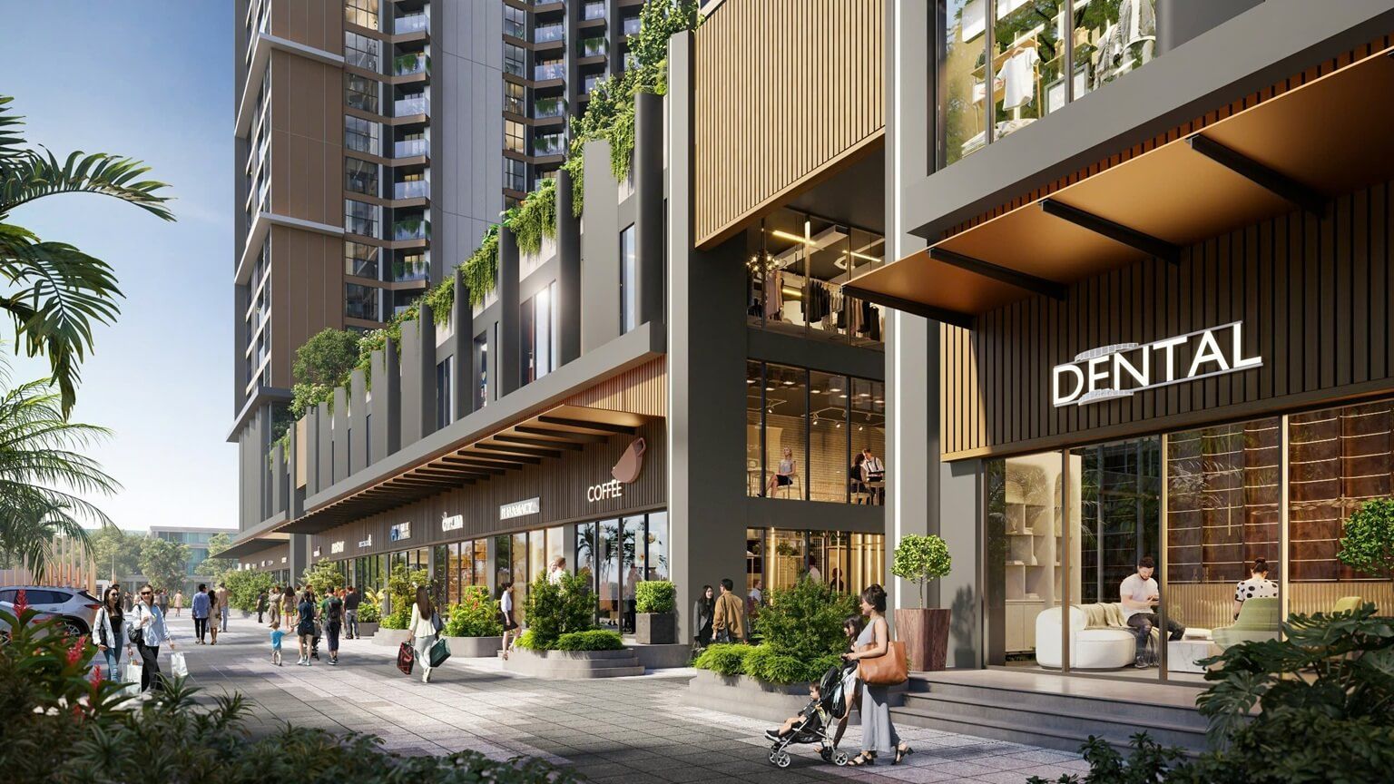 Bán shophouse hướng Nam kính LowE mật đô cư dân đông đảo VT đẹp KD Tân Hoàng Minh Long Biên