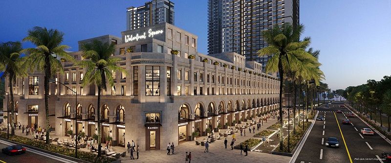 Bán nhà phố shophouse hướng Đông Nam khu Phố Nam xây thô, gần Quảng Trường The Centric Hải Phòng