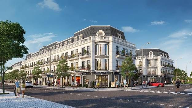 Cần mua nhà phố shophouse Masterise Homes Thủy Nguyên Hải Phòng, hoàn thiện thô, hướng Đông Bắc