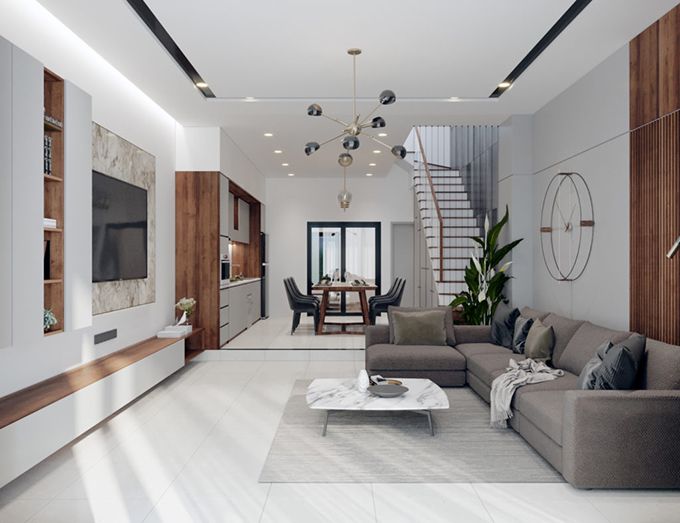 Bán nhà liền kề Hoa Hồng hướng chính Đông Vinhomes Star City - Hoàn thiện đẹp, gần quảng trường