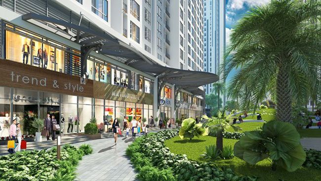 Cần bán shophouse khối đế hướng Nam mặt tiền lớn đối diện công viên kinh doanh tốt The Cosmopolitan