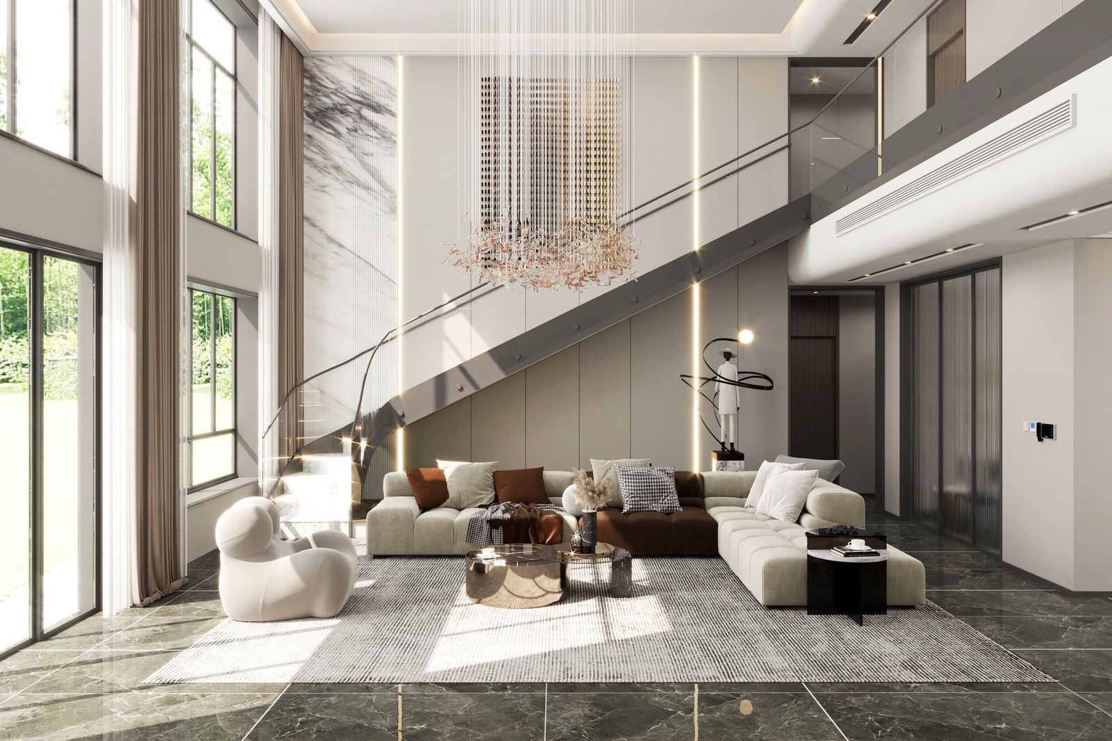 Cho thuê gấp biệt thự song lập diện tích: 140m2 hướng Tây Nam Kita Capital có đầy đủ đồ nội thất