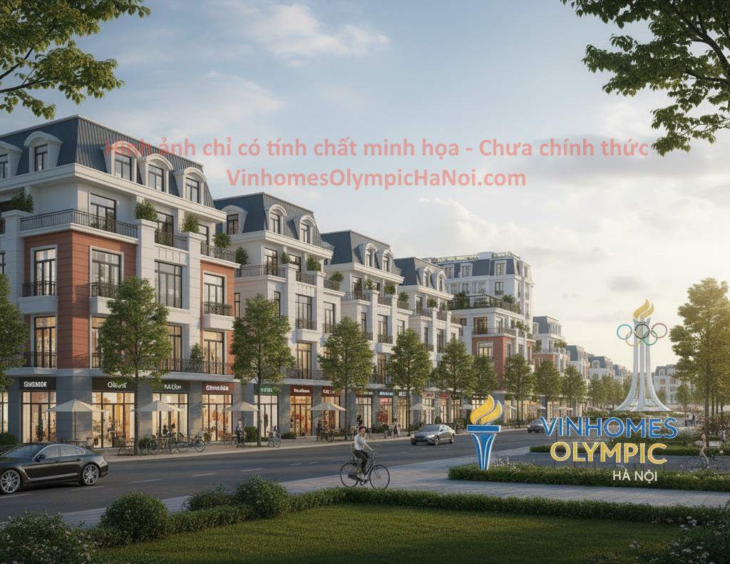 Bán liền kề hướng Tây mặt tiền 6m xây 4 tầng đông người qua lại Vinhomes Ngọc Hồi xây thô bên trong