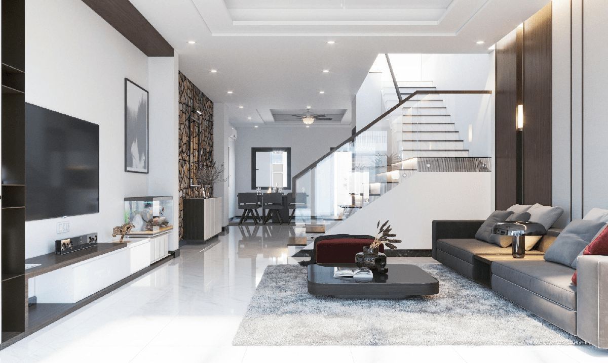 Cho thuê nhà liền kề Geleximco Lê Trọng Tấn hướng Tây Bắc, view đẹp