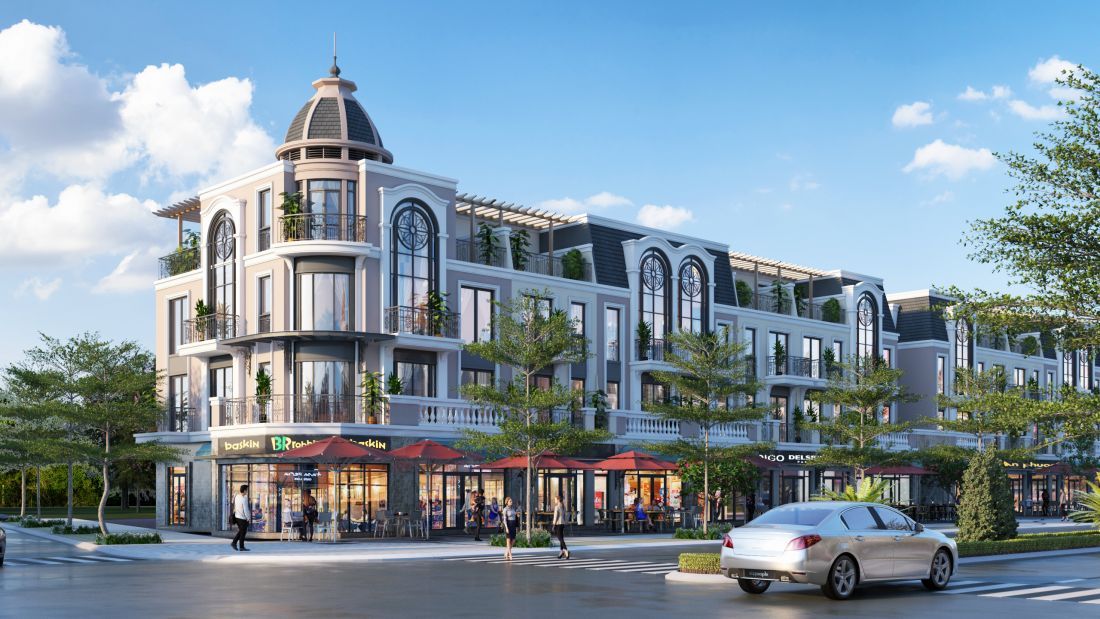 Cho thuê shophouse dự án Thành phố Thông minh Đông Anh, diện tích 150m2