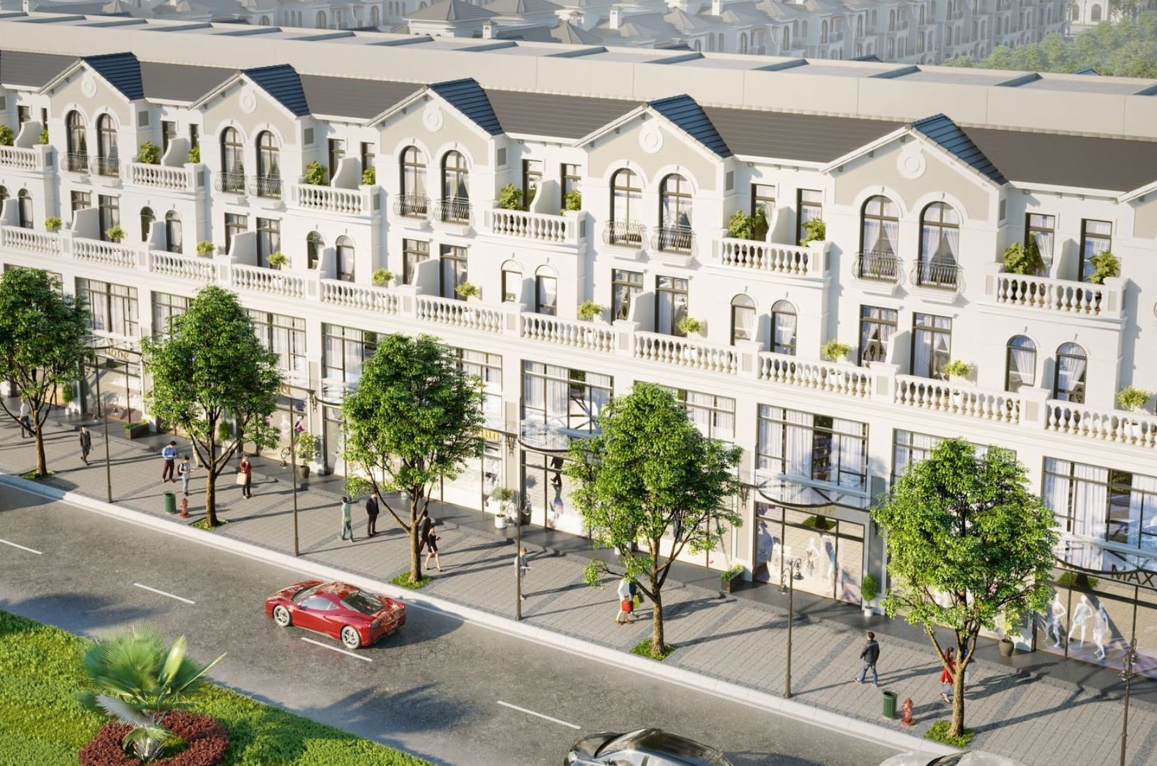 Bán căn shophouse 2 mặt tiền dự án  BRG Smart City Đông Anh trực tiếp từ chủ đầu tư