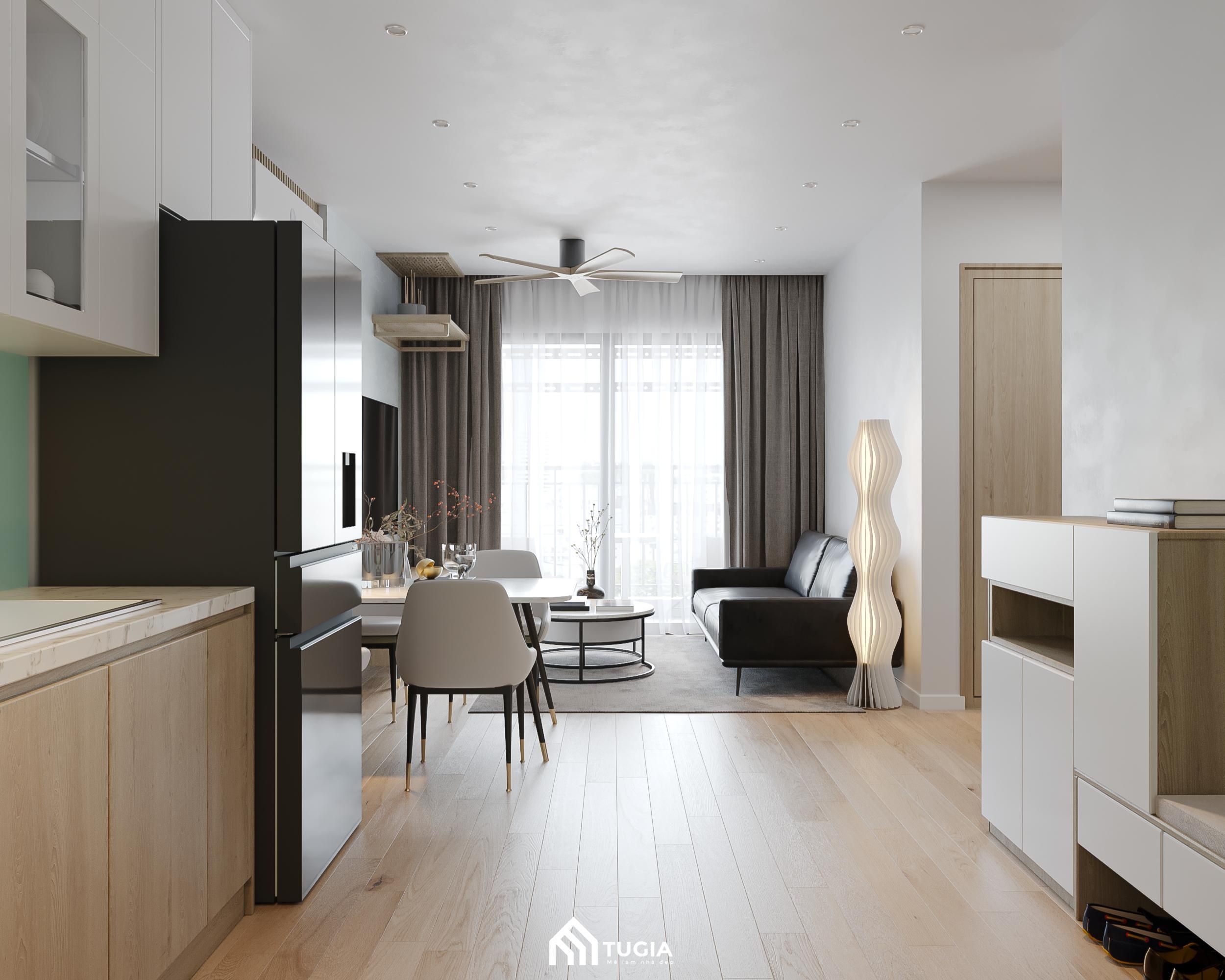 Bán căn hộ Studio tòa F2 - DT: 28m2 ban công hướng Đông hoàn thiện cao cấp Sun Festo Town Hạ Long