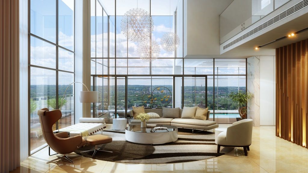 Cho thuê căn hộ Penthouse Vinhomes Metropolis 281.5m2, tầm nhìn toàn thành phố