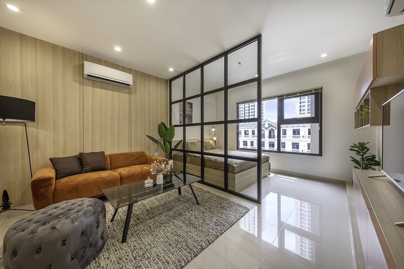 Cần bán căn hộ Studio ban công view nội khu hướng Tây Tứ Trạch The Palm Oasis Vinhomes Star City