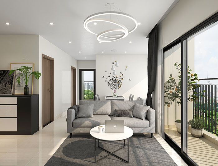 Mua căn góc 3PN/2VS tầng trung view thoáng nhìn liền kề Rose Valley Mê Linh ban công hướng Nam