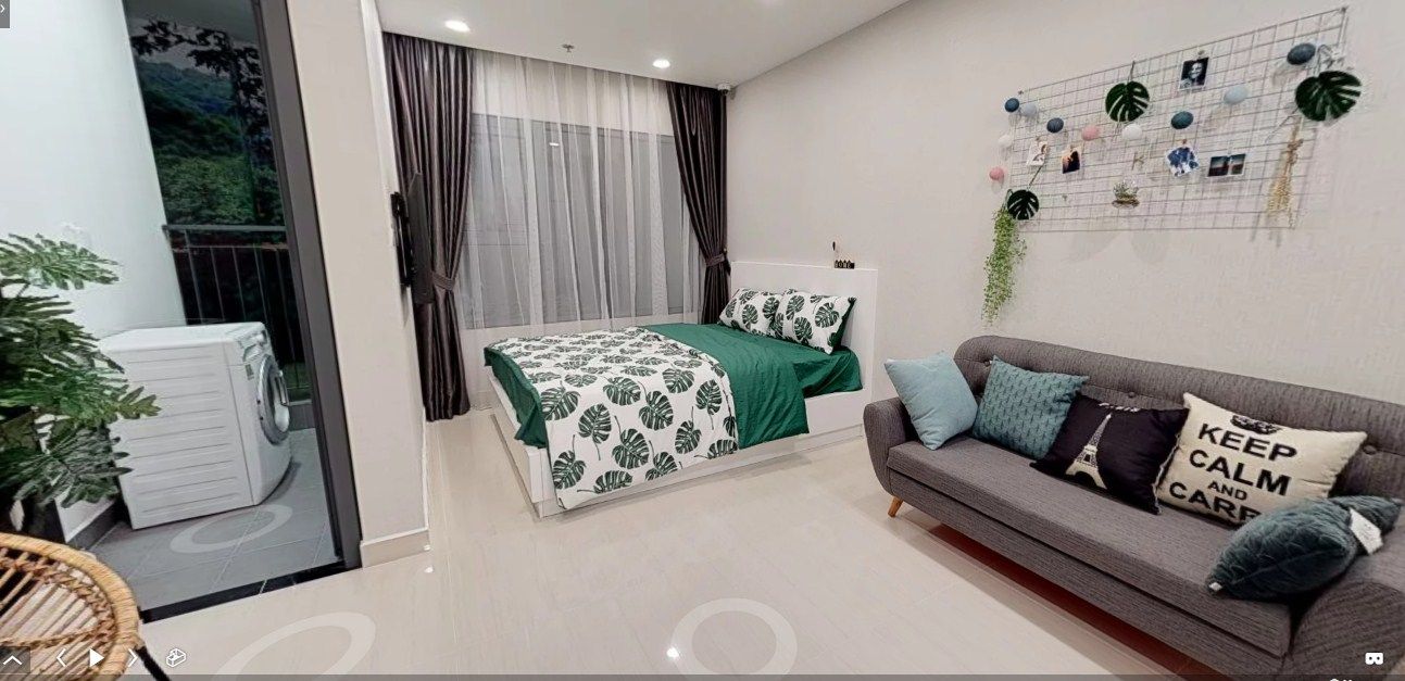 Bán căn hộ studio hướng Tây nội thất cơ bản view tòa P1 The Palm Oasis Vinhomes Star City Thanh Hóa