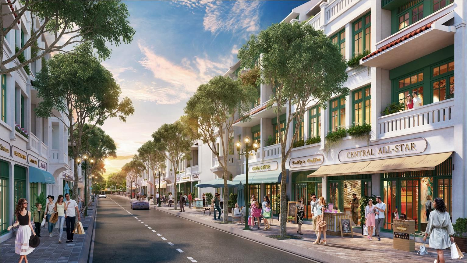 Cho thuê shophouse đủ nội thất vào ở luôn gần công viên kinh doanh tốt KĐT Chi Đông Mê Linh