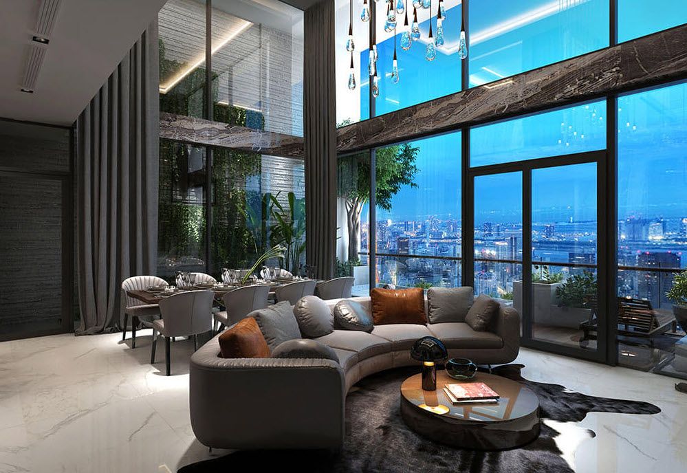 Bán căn Sky 2 Sunshine Crystal River - 4PN/3WC - Nội thất hoàn thiện sang trọng - 190m2