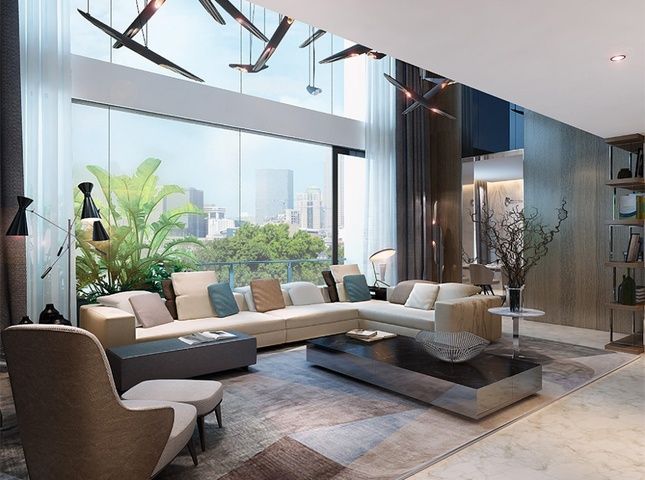 Cho thuê căn hộ Sunshine Golden River - 4 phòng ngủ - 120m2 - Nội thất cơ bản