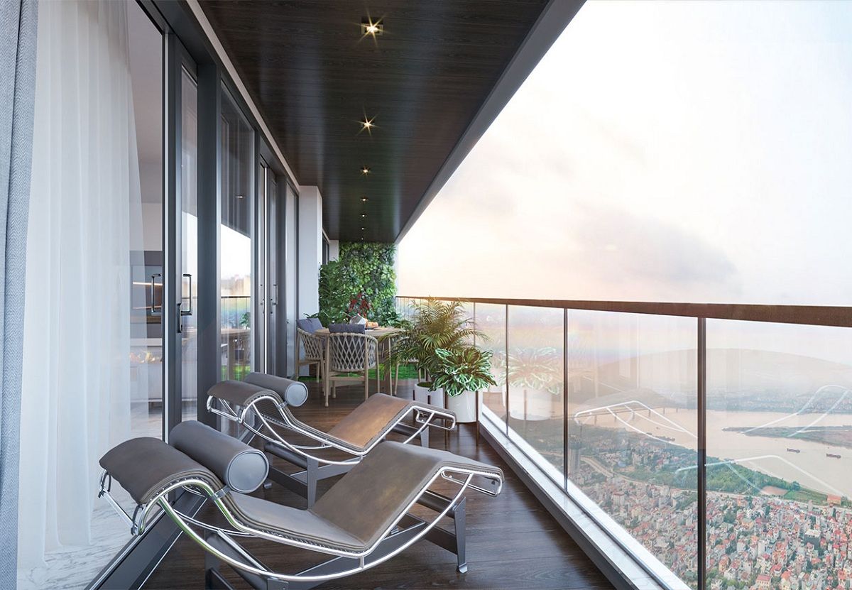 Bán căn góc Penhouse hướng Nam Sunshine Golden River 6PN 4WC, view sông Hồng giá tốt, 275m2