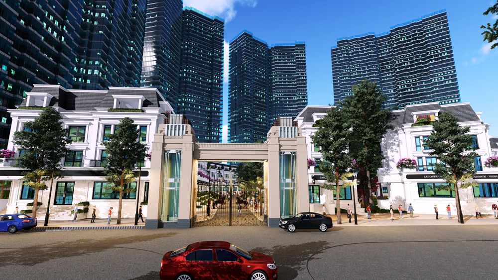 Cần bán biệt thự căn góc dãy A4 Sunshine City Ciputra - Vài bước ra vườn hoa