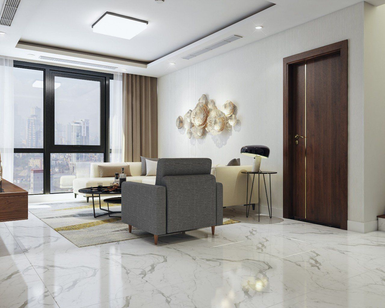 [MỚI] Bán căn hộ diện tích: 200m2/4PN hướng Tây Bắc, view nhìn ra sân tập Hinode Royal Park