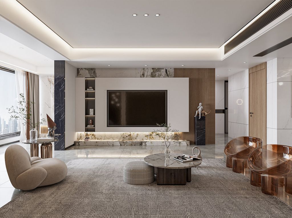 Cho thuê căn hộ Penthouse Long Biên Central hướng Đông Nam – 280m², dinh thự trên không