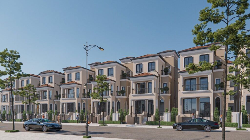 Bán shophouse xẻ khe hướng Bắc vừa ở, vừa kinh doanh - Xây thô 4 tầng Vinhomes Liên Hà Đông Anh