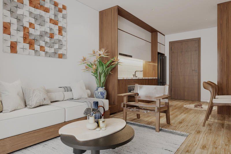 Cần thuê căn góc 3PN/2WC tầng cao đầy đủ nội thất view vườn hoa The Metropolitan Bắc Giang