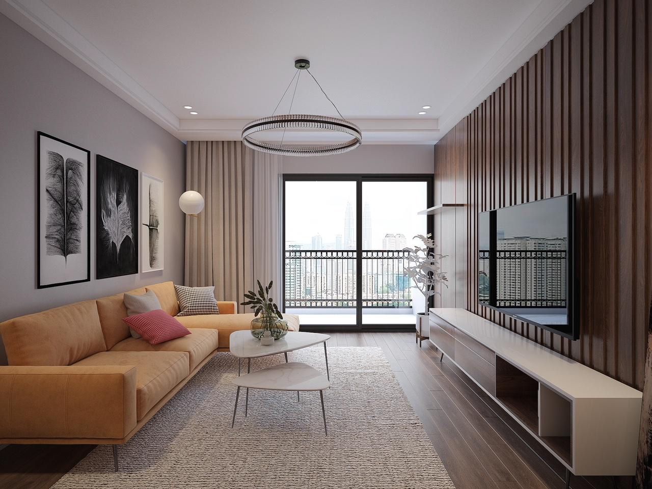Cho thuê căn hộ 1 PN+ Sun Centro Town, Hướng Nam - thiết kế mở, đối lưu trú ngắn hạn lý tưởng