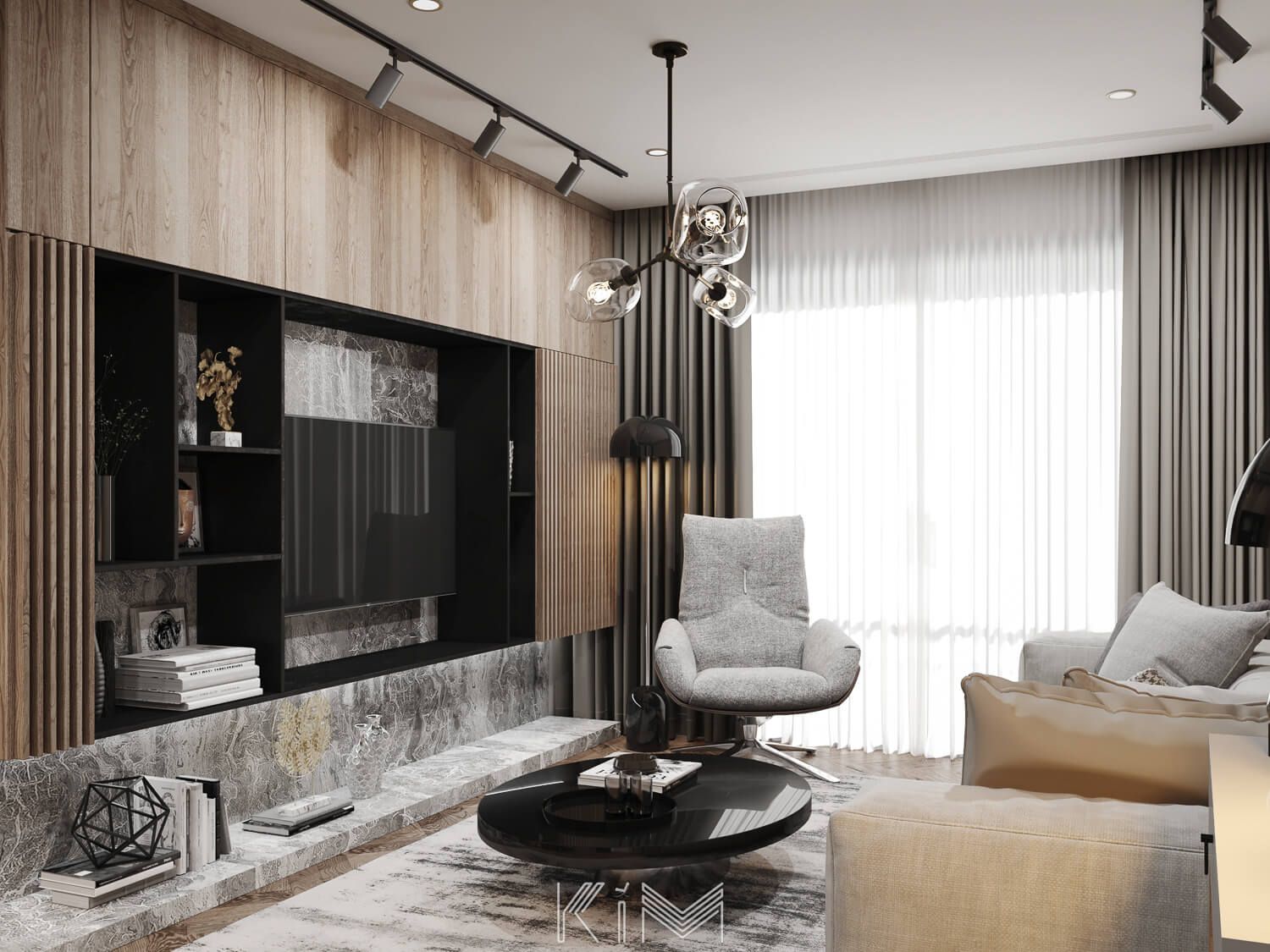 HH6 The InterOne Bắc Giang – Cho thuê căn hộ 3PN 90m², thiết kế hiện đại, full nội thất, giá tốt