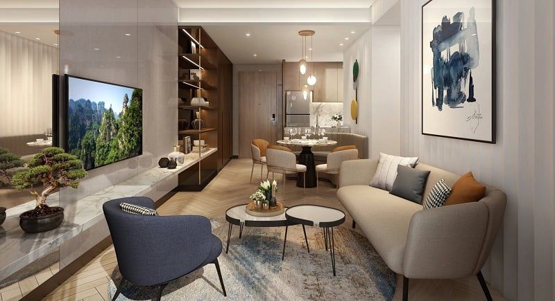 Bán căn hộ 3 phòng ngủ diện tích 74m2 hướng Đông view hồ tòa H3 The Collection Masteri Waterfront