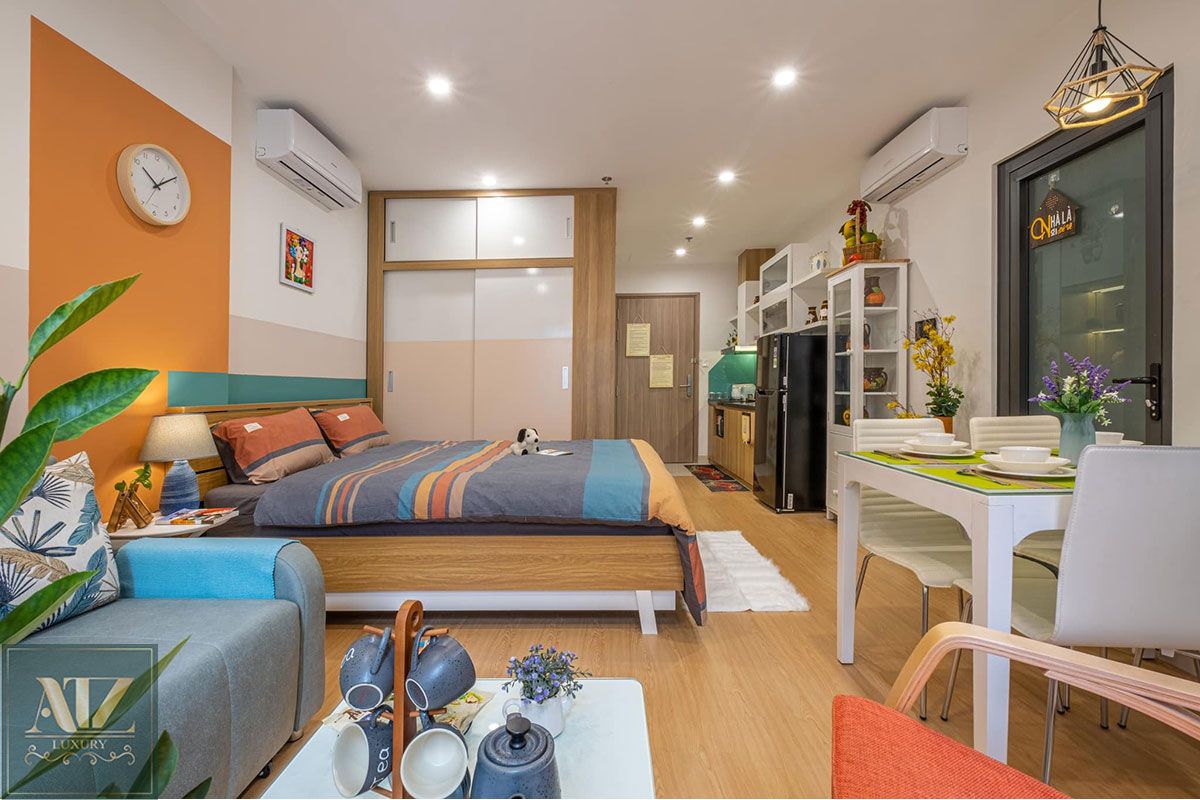 Bán căn hộ studio 1 phòng ngủ đủ đồ tại Vinhomes Sky Park Bắc Giang