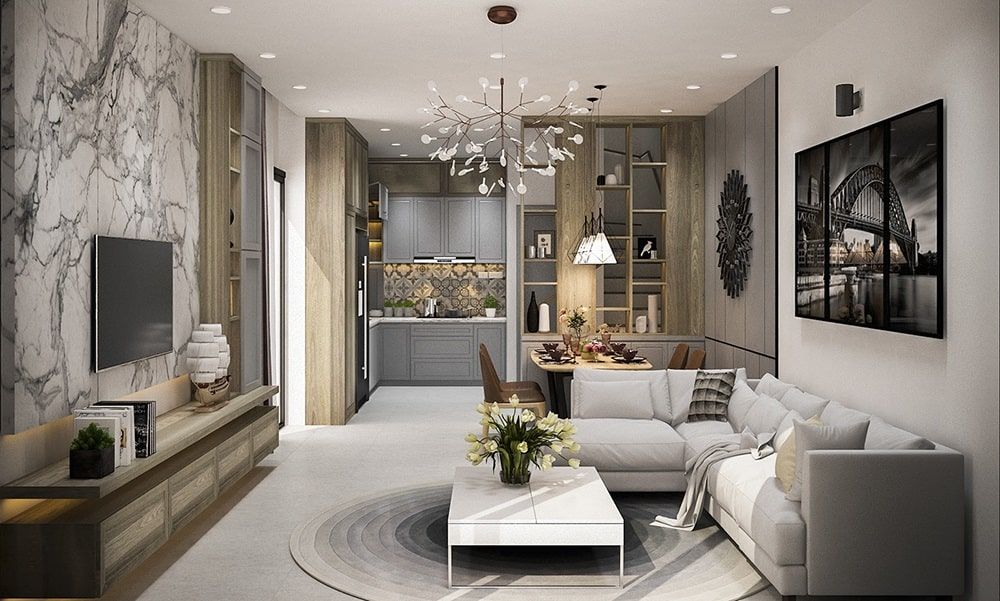 Cho thuê căn hộ 3 ngủ 110m2 tầng cao view nội khu tại Ceohomes Hana Garden City Mê Linh