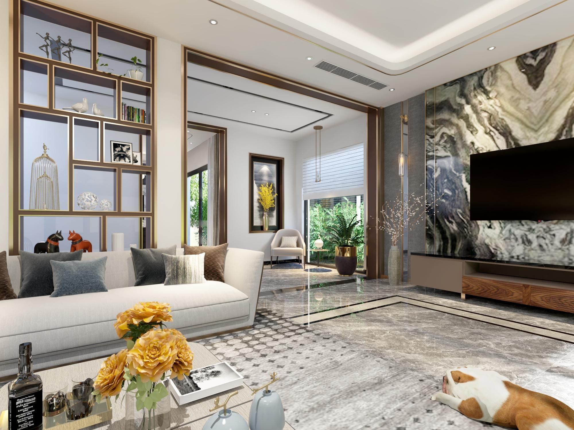 Cho thuê gấp biệt thự song lập Jade Square Phạm Văn Đồng DT 150m2 đủ đồ hướng Tây Bắc view thoáng