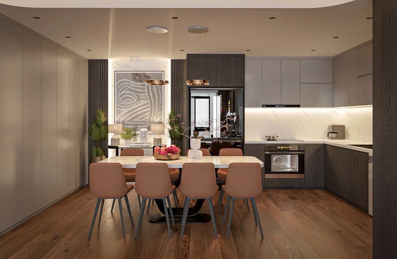 Bán căn hộ 3PN 92m² The InterOne Bắc Giang hướng Tây Nam – Không gian ấm cúng, tiện ích 5 sao