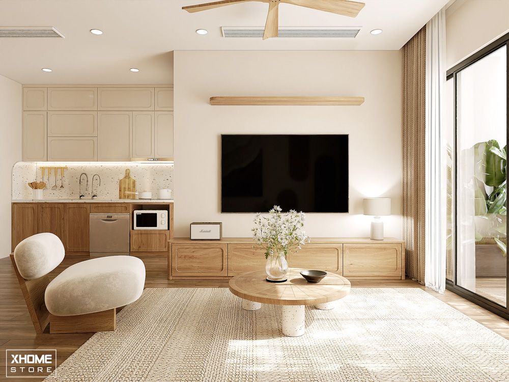 Cho thuê căn hộ 2PN/2WC tầng cao - Full nội thất view nhìn biển hồ Lumiere Ocean Crest Hưng Yên