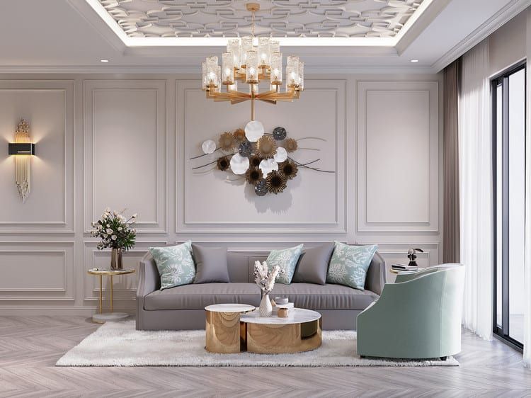 Bán căn hộ 2 phòng ngủ Tây Bắc hoàn thiện cơ bản Tân Cổ Điển tầng trung D’. Diamant Bleu Việt Hưng