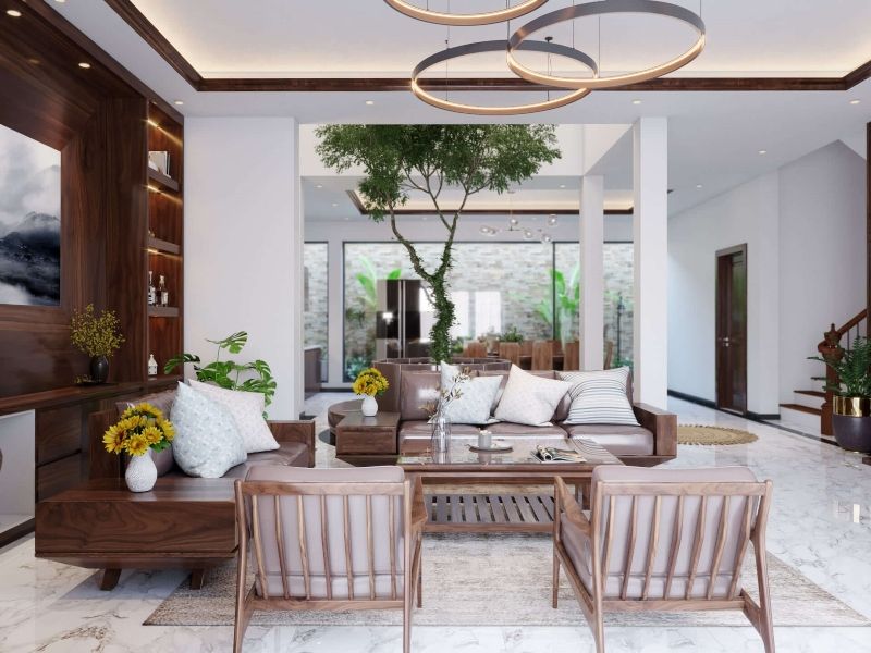 Cho thuê nhà liền kề Jade Square Phạm Văn Đồng hướng chính Đông DT 120m2 full đồ 2 mặt thoáng