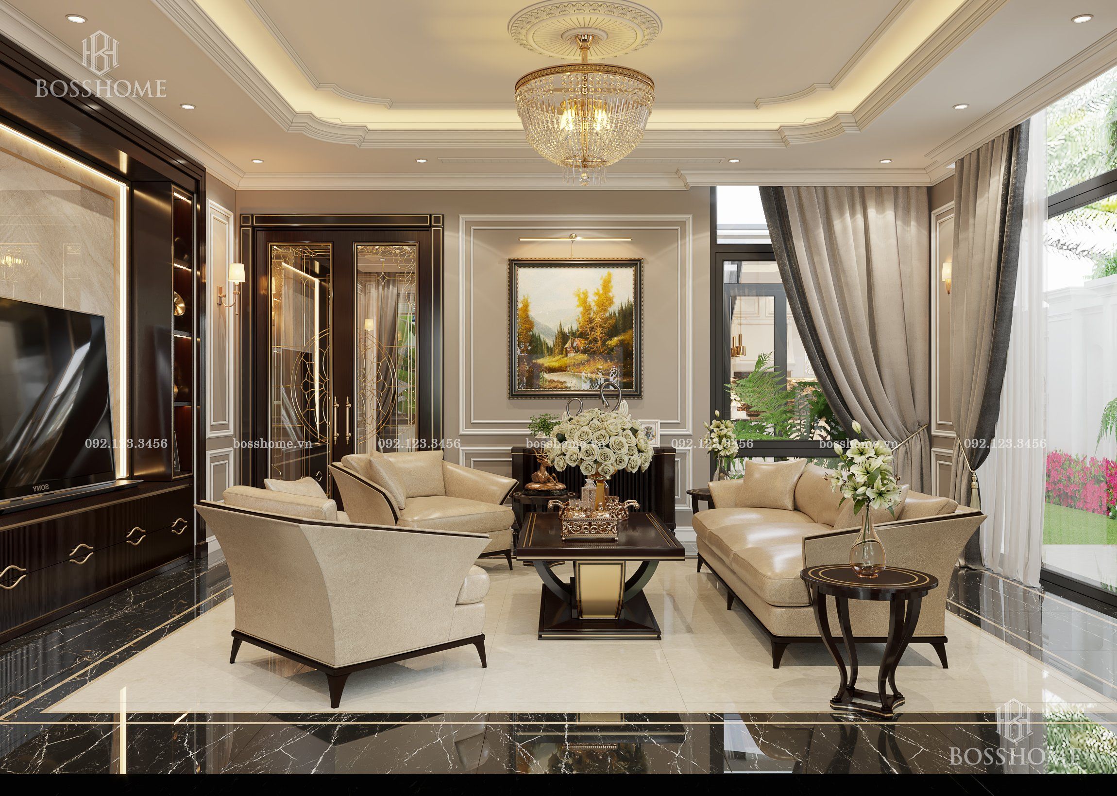[VIP] Bán biệt thự tứ lập căn góc Hoàng Gia hướng Tây Nam Vinhomes Cổ Loa có 2 mặt tiền thoáng đãng