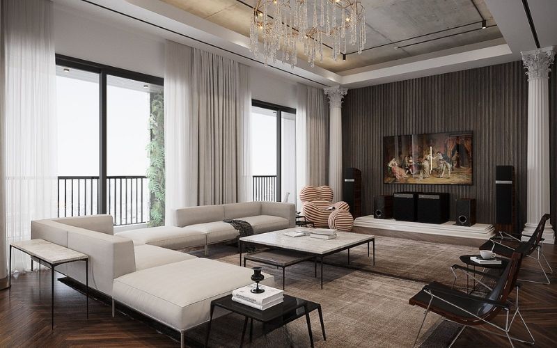 Cho thuê biệt thự The Diamond Park Mê Linh hướng chính Đông diện tích 300m2, full nội thất hiện đại