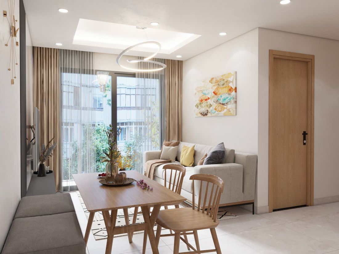 Cho thuê chung cư 2 phòng ngủ dự án Vinhomes The Crown