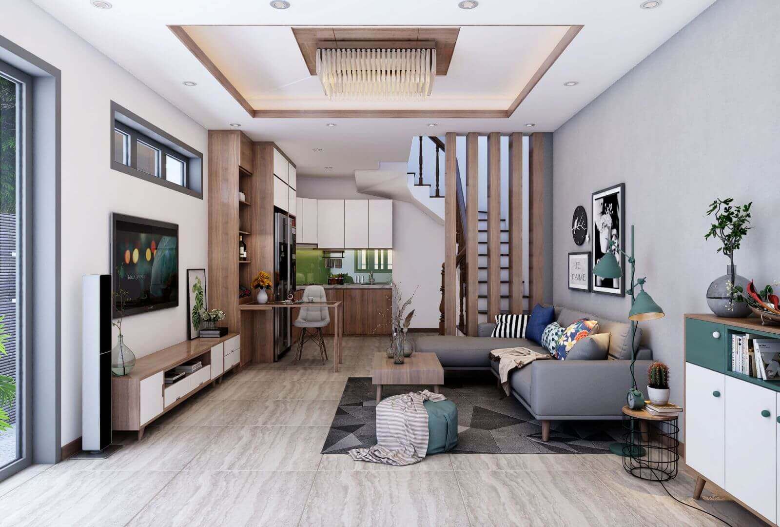 Bán biệt thự Thịnh Vượng hướng Đông bàn giao mặt ngoài xây 5 tầng mặt tiền 7m Happy Homes Tràng Cát