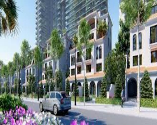 Thuê biệt thự song lập dự án Sunshine Crystal River tại Ciputra, DT 200m2 x 5 tầng