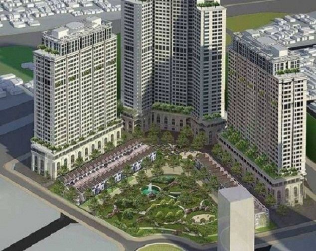 Thuê Liền kề IA20 Ciputra Nam Thăng Long, DT: 114m2 x 5T