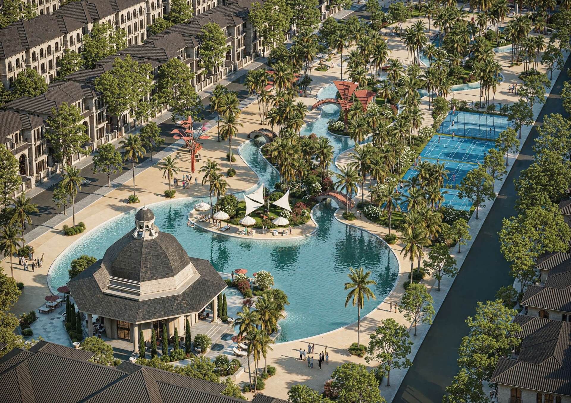 Cho thuê biệt thự Sunshine Legend City hướng Tây Nam – An cư yên bình, tiện ích cao cấp 5 sao