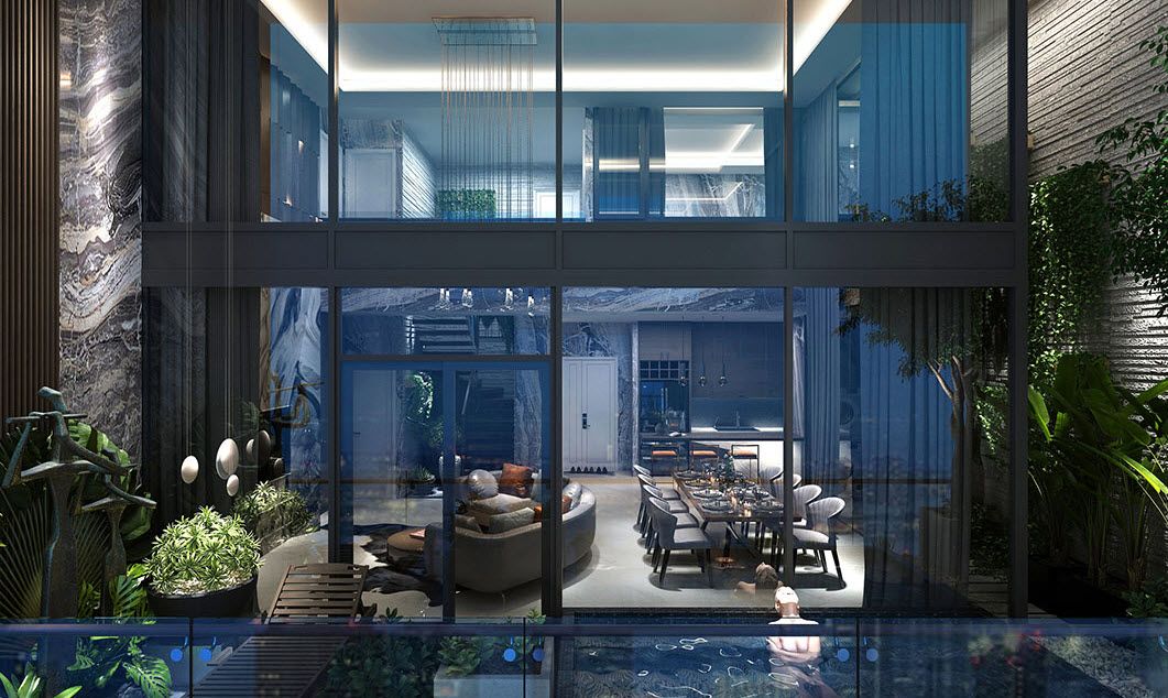 Bán căn hộ Penthouse siêu VIP hướng Tây Bắc, hoàn thiện nội thất cao cấp Noble Crystal Tây Hồ