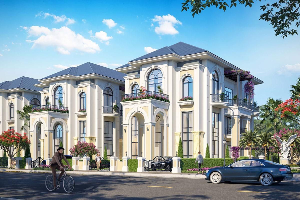 Bán căn góc biệt thự Đông Tứ Trạch sân vườn rộng 3 tầng 1 tum có hầm Mipeco Nha Trang