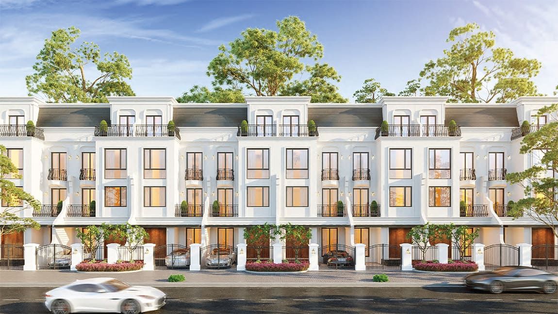 Bán nhà phố shophouse Grand Hyde Park TMS Vĩnh Yên chính Đông vị trí đẹp kinh doanh 4 tầng