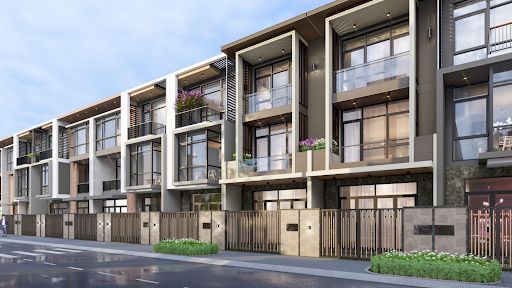 Bán nhà liền kề Đông Bắc kế cận vườn hoa - Hoàn thiện bên ngoài xây 5 tầng Sun Group Bắc Ninh