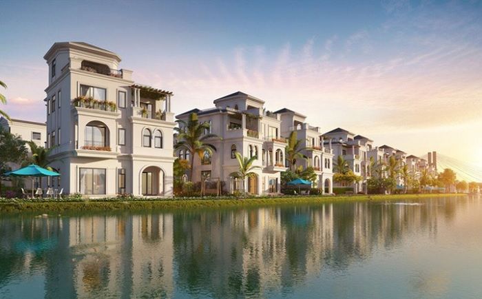 Cho thuê biệt thự Ngọc Trai Vinhomes Marina Hải Phòng hướng Tây đủ đồ, giá tốt - DT: 200m2 x 3 tầng