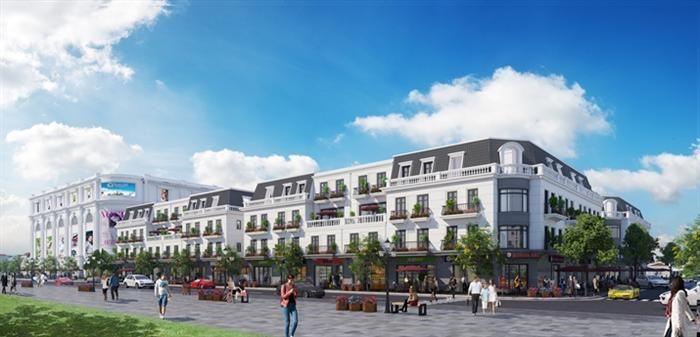 Bán shophouse căn góc Đông Bắc xây 4 tầng gần vườn hòa ở và kinh doanh The Diamond Park Mê Linh